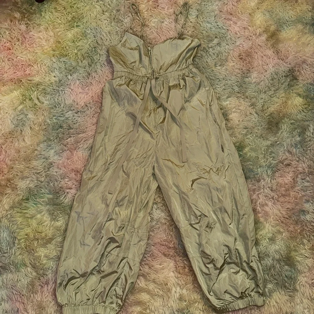 New FP Movement Free People Down To Earth Jumpsuit in Summer Mist Size XS